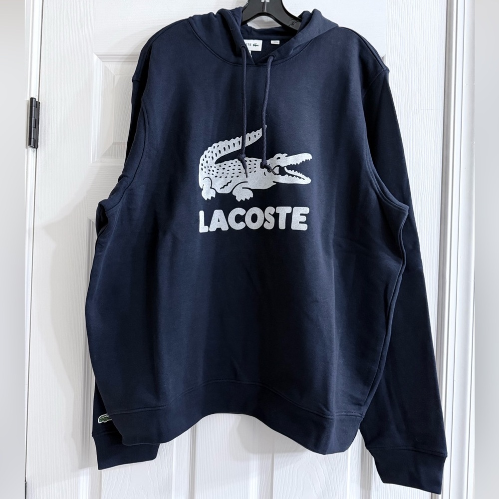 Lacoste Navy Blue Hoodie